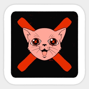 Cancel Cat Sticker